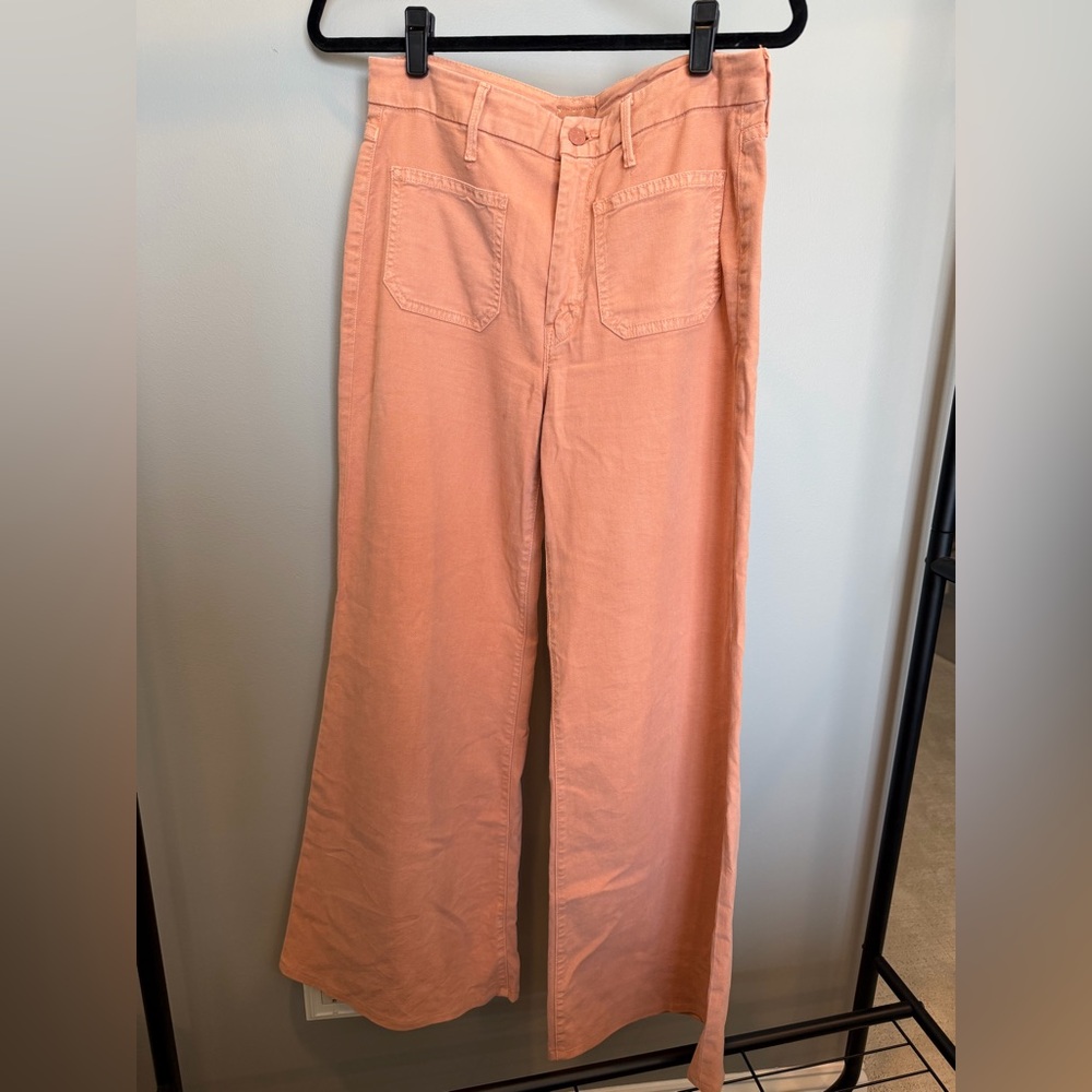 MOTHER Patch Pocket Roller Fray Jean - Chalk Teracota - 30 - Picture 2 of 5